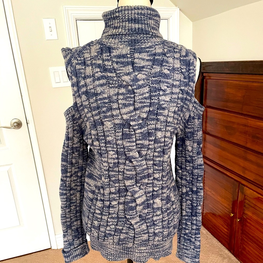 Tracy Reese cold shoulder turtleneck sweater